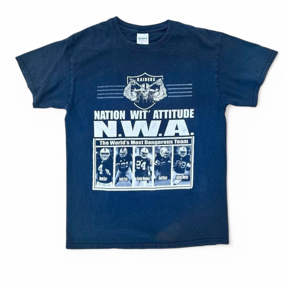 Y2K Oakland Raiders / N.W.A. Tee
Unisex Size Medium : 19.5 x 27